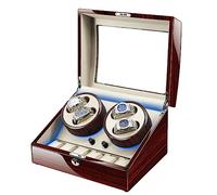 LSRRYD Avvolgitore Automatico For Orologi Di Grande Capacità For 4 Orologi + 6 Scomparti Aggiuntivi LED Integrato Illuminato Carica Orologi (Color : 4+6 White)