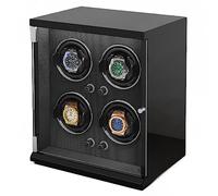 LSRRYD Avvolgitore For 4 Orologi Automatici Cuscini Morbidi E Regolabili For Orologi Universali Illuminazione A LED Incorporata Carica (Color : C, Size : 4+0)