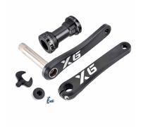 LSRRYD Guarnitura Cava Integrata 175mm Pedivella MTB con Filettato BB 68mm