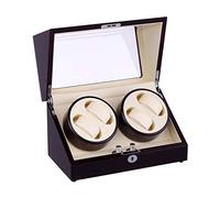 LSRRYD Orologi Automatici Scatola in Legno Pittura da Pianoforte Motore Giapponese Ospita Fino a Orologi (Color : Brown)