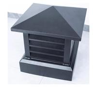 LSSHQ Cappello da Camino Quadrato in Alluminio for Esterni, Fumaiolo Quadrato per Camino Anti Intemperie, Villa Antifumo e Antipioggia(40x40cm/15.7x15.7in)