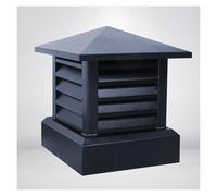 LSSHQ Comignolo Quadrato in Lega di Alluminio, Cappuccio Antipioggia for Camino Forno A Legna da Esterno Fumaiolo Quadrato per Camino Anti Intemperie(35x35cm/13.7x13.7in)