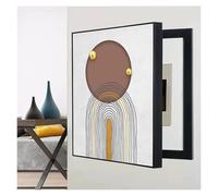 LSSHQ Copertura Quadro Elettrico Decorativa, Nascondi Contatore Pittura Decorazione creatività Quadri Copri Contatori Elettrici da Parete(F,60 x 70 cm/23.6inx27.5in)