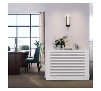 LSSHQ Copri Termosifone Moderno, Copritermosifone Legno Copertura per Radiatore A Doghe Antiribaltamento Mensola Sopra Copricalorifero Rustico(23.6x23.6x7.8in/60x60x20cm)