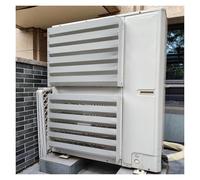 LSSHQ Deflettore Del Climatizzatore per Unità Esterna Griglie di Protezione Del Condensatore Del Compressore CA, Universal Outdoor AC Unit Cover(50x50CM/19.6x19.6in)