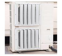 LSSHQ Deflettore Del Climatizzatore per Unità Esterna Paravento Anti-soffiaggio Diretto, Griglie di Protezione Del Condensatore Del Compressore CA(45x45CM/17.7x17.7in)
