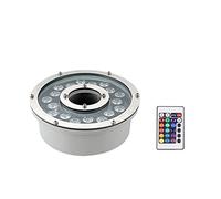 LSSHQ Luci della Fontana Dell'anello del LED, Luce Subacquea RGB IP68 Impermeabile 12V/24V Cambio Colore Sommergibile Illuminazione del Paesaggio per Piscina con Fontana da Giardino