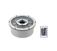 LSSHQ Luci della Fontana Dell'anello del LED, Luce Subacquea RGB IP68 Impermeabile 12V/24V Cambio Colore Sommergibile Illuminazione del Paesaggio per Piscina con Fontana da Giardino