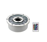 LSSHQ Luci della Fontana Dell'anello del LED, Luce Subacquea RGB IP68 Impermeabile 12V/24V Cambio Colore Sommergibile Illuminazione del Paesaggio per Piscina con Fontana da Giardino