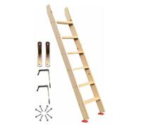 LSSHQ Piedi Scala per Letto A Castello in Legno 8 7 6 5 4 3 Gradini Scala Con Pioli Larghi 10 cm, Scaletta per Letto Rialzata per Dormitorio Camper(175cm/69in)
