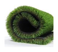 LSSHQ Tappeto Erba Sintetica per Esterno Erba Artificiale Fata Realistica, per Giardino, Terrazza, Prato Sintetico Spessore 25 mm, Luxury Soft Grass Green(5x10ft)