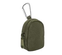 LSTKLY Portamonete con portachiavi, con cerniera, portamonete in tessuto Oxford, piccolo organizer tecnologico, portatile, mini borsa per cuffie, portamonete, chiave tattica, unisex, 1, Elegante e