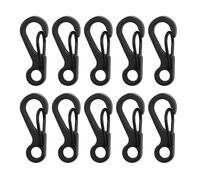 LSTTBO 10Pcs Piccolo Moschettone Clip In Lega di Alluminio Portachiavi Chiusura A Molla Snapping Portachiavi Gancio Zaini Allegati di Alluminio Portachiavi Chiusura Esterna Campeggio Escursionismo
