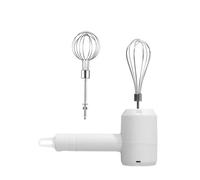 LSTTBO Delicato Cordless Hand Mixer 800mAh Ricaricabile Modalità 3 Velocità Robusto Acciaio Antiruggine Fruste Strumento di Cottura ABS Cucine Fruste Con Ricarica