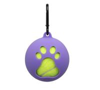 LSTTBO Porta pallina da tennis portatile per animali domestici con guinzaglio per cani Coperture per animali domestici per allenamento Supporto per palline da tennis leggero con attacco per guinzaglio