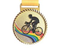 LSTTBO Vincitori di medaglie premio per bambini e adolescenti per il concorso premio oro argento bronzo con nastro per collo maratone medaglie