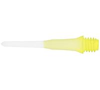 LSTYLE Punte per Freccette: Originale Lippoint - Soft Tip Dart Points - Filettatura 2BA - Lunghezza Normale - 2 Toni Gialli