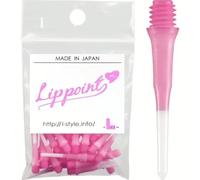 LSTYLE Punte per Freccette: Punta per Labbra Originale, Punta Morbida, Filettatura 2BA, Lunghezza Regolare, 2 tonalità Rosa, Confezione da 2