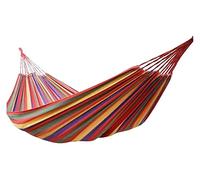 LSUAOSSUE Amaca, Amaca da Campeggio for 2 Persone con Cinghie for Alberi e Borsa portaoggetti Rossa 80x190 cm