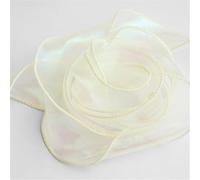 LSUAOSSUE Nastro in Organza, Nastro di Chiffon da 10 Metri, Varie Misure, Multicolore, for lavori Fai Te e Confezioni Regalo(Beige,6 x 10 Yard)