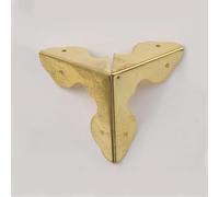 LSUAOSSUE Protezione Angoli per Libri, 33 * 33MM 10/20PCS Proteggi Angoli for Libri in Metallo Dorato Album Fotografico Angoli for scatole in for Foto(Gold,20pcs 33 * 33 * 33mm)