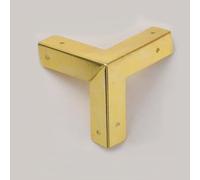 LSUAOSSUE Protezione Angoli per Libri, 33 * 33MM 10/20PCS Proteggi Angoli for Libri in Metallo Dorato Album Fotografico Angoli for scatole in for Foto(Gold(2),20pcs 33 * 33 * 33mm)