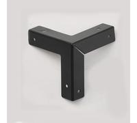 LSUAOSSUE Protezione Angoli per Libri, 33 * 33MM 10/20PCS Proteggi Angoli for Libri in Metallo Dorato Album Fotografico Angoli for scatole in for Foto(Black(2),40pcs 33 * 33 * 33mm)