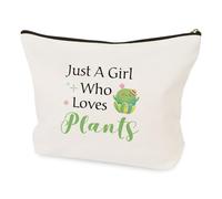 LSVGSAK Borsa cosmetica per il trucco delle piante, regalo per donne e ragazze