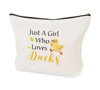 LSVGSAK Trousse cosmetica a forma di anatra, regalo per donne e ragazze