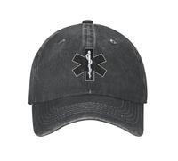 LSWFMACL Cappello da Baseball Classic Paramedic Star of Life Donne Uomini Respirabili EMT Emergency Medical Symbol Cappello Sport Cotton per Tutte Le Stagioni