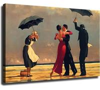 LSYALUCK Poster d'arte romantica per The Singing Butler di Jack Vettriano, stampa artistica moderna per l'arredamento del soggiorno, 75x115cm(30x45 pollici), cornice interna
