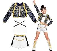 LSYCSYLY Costume Cosplay K-pop Hunters Rumi - Vestito Rumi Demon Hun-ter, Vestiti K-pop Hunters per Cosplay Anime, cosplay, costume di scena, idol,cantanti, per performance e feste (M)