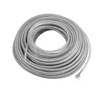 LSYFCL Filo di acciaio per decespugliatore, 2 mm/3 mm x 5 m/10 m/15 m/45 m, filo di acciaio in nylon lungo rotondo per decespugliatore, cavo di ricambio per tosaerba, filo di acciaio multi filo (2 mm