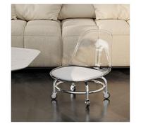 LSYHHXC Piccolo Sgabello in Acrilico con Cintura Mute E Ruota Universale per Bambini Bambini Piccoli, Puleggia per Celebrità Di Internet 33