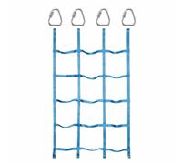 LSYHHXC Rete da arrampicata portatile per bambini, rete di carico esterna, scala in corda, 1,8 x 1,1 m (Sky Blue)