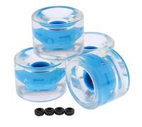 LSYHHXC Ruote di pattinaggio 4pcs Skateboard Flash Roller Ruota Penny Board Ruota Longboard PU Rotoli Lampeggianti Skateboard 60x45mm Ruote Lampeggianti 88(01)