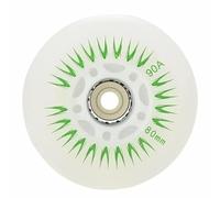 LSYHHXC Ruote Pattino Ruota Flash 80mm for Skates Online 90a for Adulti Ruote Rotelle Rotoli Rotoli 88(Green 4pcs)