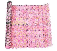 LSYHHXC Siepe Artificiale da Esterno Pannelli da Parete con Fiori Artificiali da 1 X 3,0 M, Siepe Floreale, Decorazioni for Esterni(Pink,100cm x300cm)