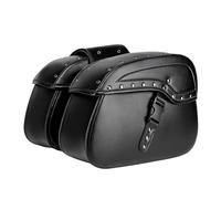 LSYQFB Borse Laterali Moto per Honda Genio 2022 2023 2024, Borsa Laterale Moto Impermeabile Pelle Stile Vintage Borse Moto con Chiusura Rapida Borse da Sella Moto,B