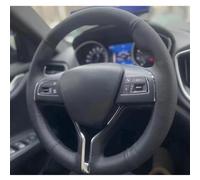 LSYSND Coprivolante per Auto in Pelle Nera Cucita a Mano, per Maserati Ghibli Levante 2014-2021