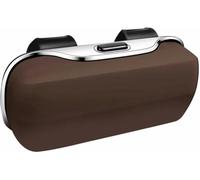 LSYSND Custodie per Occhiali da Auto per Mercedes-Benz EQE 2024, Custodia Rigida in ABS per Occhiali da Sole, Visiera per Auto, Accessori Interni AntiGraffio, premere per Aprire, Grigio