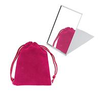 LSYYSL HOME_MIRRROR 2970877031 - Specchio pieghevole per trucco, 8,5 x 5 cm, in alluminio quadrato portatile