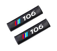 LSYZGRBC 2 Pezzi Imbottiture Cinture di Sicurezza Auto, per Peugeot 106 Copri Cintura della Spalla Comfort Morbido Auto Copertura