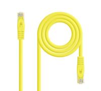 LSZH Cat.6A UTP UTP, cavo di rete, calibro AWG24, giallo, lunghezza 25 cm. Ideale per connessioni su reti ad alta velocità, offre una riduzione dei fumi e dei gas tossici.