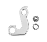 LT Easiyl 1 gancio per deragliatore per bicicletta, compatibile con UNION GH-012 38 x 54,5 mm, gancio per deragliatore posteriore con viti, argento