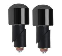 LT Easiyl 1 Paio Di Estremità Del Manubrio Solido Per Moto Tappi Per Manubrio Per Moto Tappi Per Impugnatura Per Moto Manopole Per Moto Tappi Per Equilibrio Peso Estremità Manubrio Nero