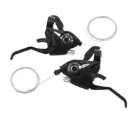 LT Easiyl 1 Paio Di Leve Freno Per Bicicletta 3x7 Set Di Leve Del Cambio A 21 Velocità Con Cavi Del Cambio Indicatore Di Marcia Per Mountain Bike Bici Pieghevole Bici Da Città Da Corsa