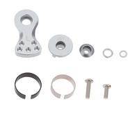 LT Easiyl 1 Set 25T 5 Fori Servo Salvavita Corno Braccio Alluminio Con Viti Dado Compatibile Con 1/10 1/8 Auto RC Compatibile Con Arrma Karton 6S (Argento)