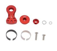 LT Easiyl 1 Set 25T 5 Fori Servo Salvavita Corno Braccio Alluminio Con Viti Dado Compatibile Con 1/10 1/8 Auto RC Compatibile Con Arrma Karton 6S (Rosso)