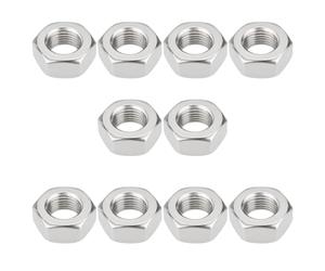 LT Easiyl 10 dadi esagonali M10 x 1 mm, in acciaio inox 304, con filettatura fine, compatibili con Simson S50 S51 S70 SR50 KR51 SR4 SR80